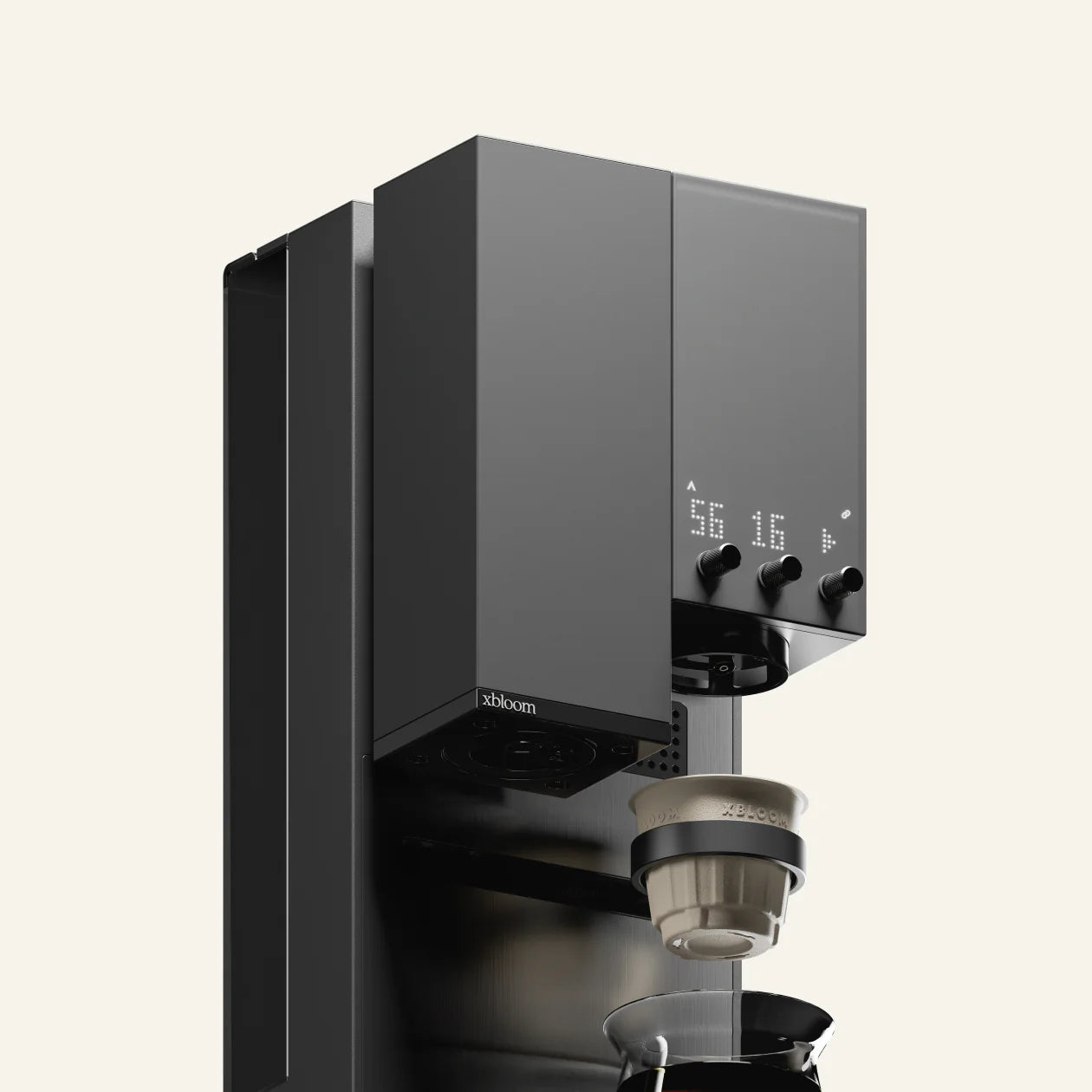 xBloom Studio automated pourover coffee machine in Midnight Black. Available in Sydney at Need More Beans.